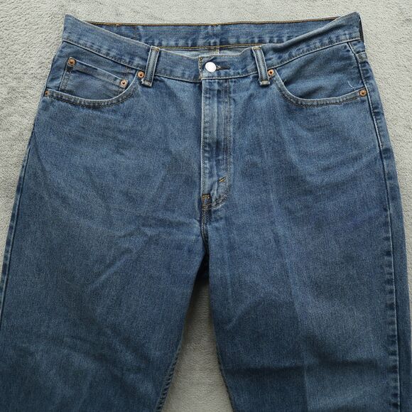 Levi's 550 Jeans Mens Size 36x30 Blue Relaxed Fit 100% Cotton Denim Medium Wash - Picture 10 of 15